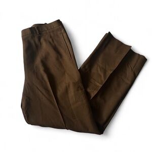 #RalphLauren high waisted straight leg wool trousers